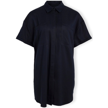 textil Mujer Tops / Blusas Vila Harlow 2/4 Oversize Shirt - Sky Captain Azul
