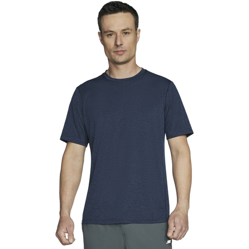 textil Hombre Camisetas manga corta Skechers GO DRI Charge Tee Azul