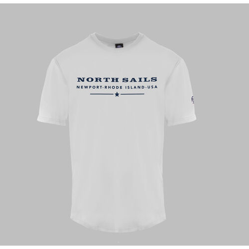 textil Hombre Camisetas manga corta North Sails 9024020101 White Blanco