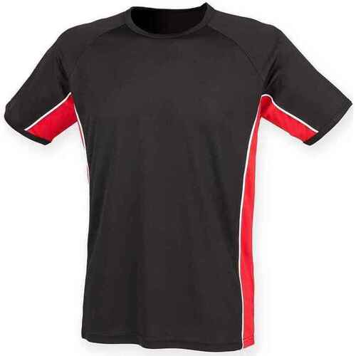 textil Hombre Camisetas manga larga Finden & Hales LV240 Negro