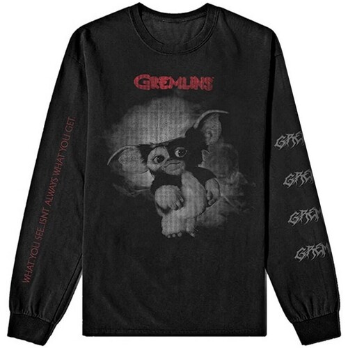 textil Camisetas manga larga Gremlins RO4218 Negro