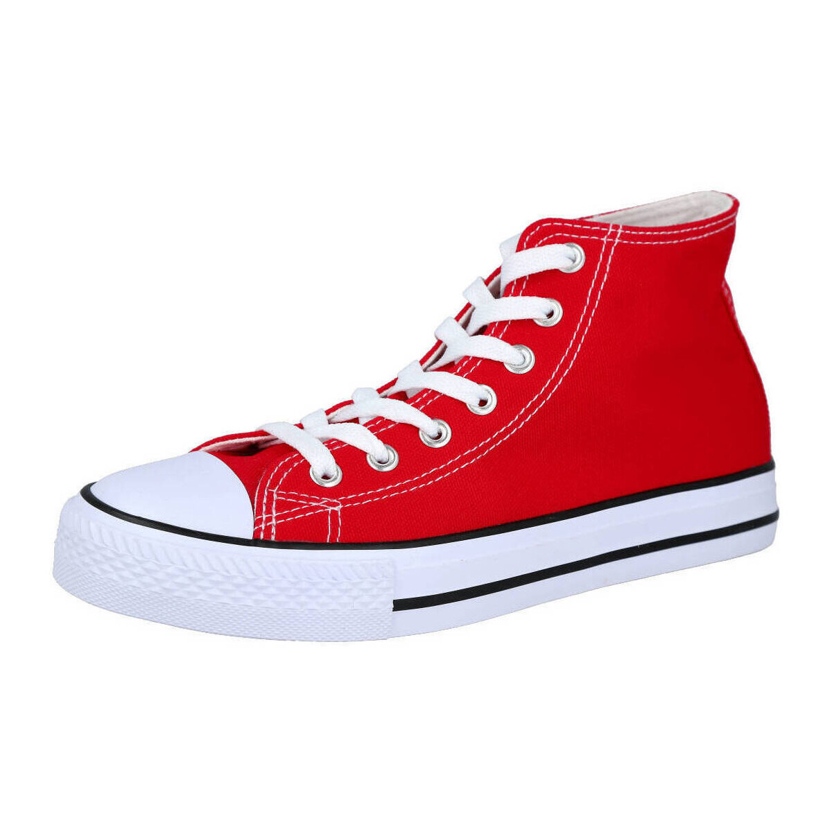 Zapatos Mujer Zapatillas altas L&R Shoes 7-A11D Rojo