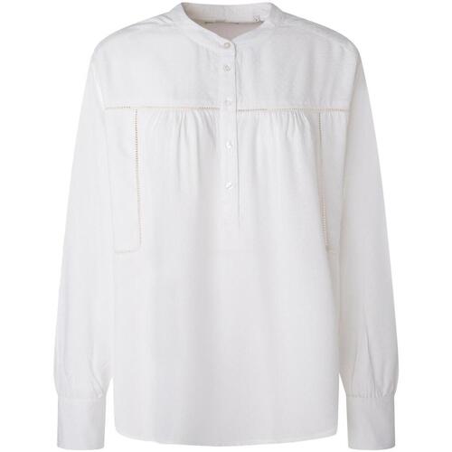 textil Mujer Tops y Camisetas Pepe jeans CLEMENTINA Blanco