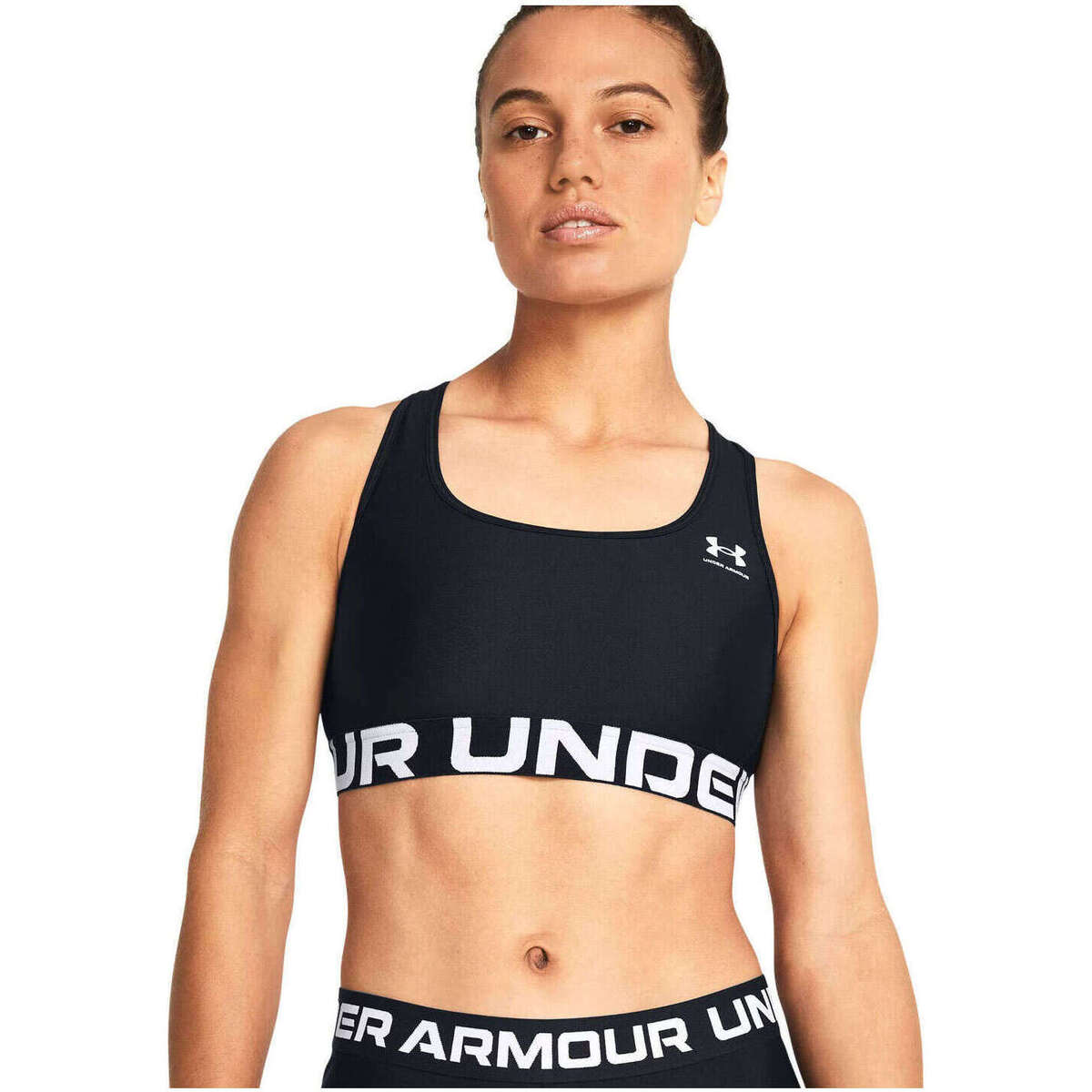 textil Mujer Sujetador deportivo  Under Armour UA HG Authentics Mid Branded Negro