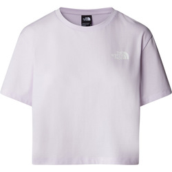 textil Mujer Camisas The North Face W CROPPED SIMPLE DOME TEE Violeta