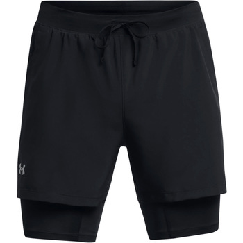 Under Armour UA LAUNCH 5 2-IN-1 SHORTS Negro