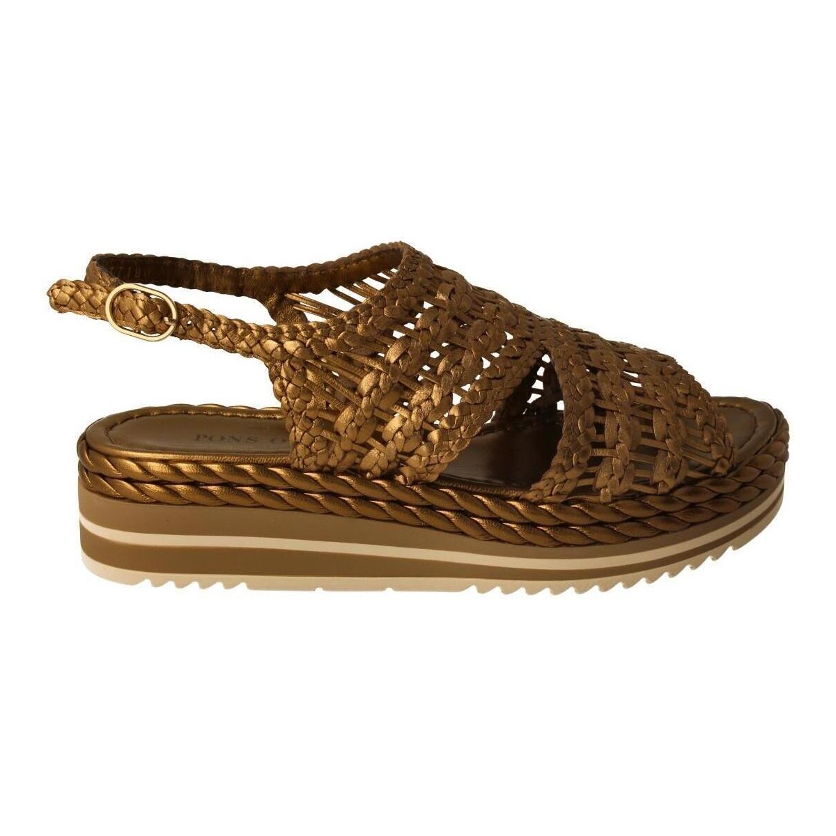Zapatos Mujer Sandalias Pon´s Quintana 9786.T00 Oro