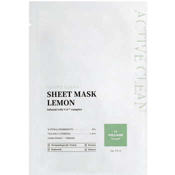 Belleza Mascarillas & exfoliantes Village 11 Active Clean Sheet Mask Lemon 23 Gr 