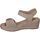 Zapatos Mujer Sandalias Pitillos 5503 Beige