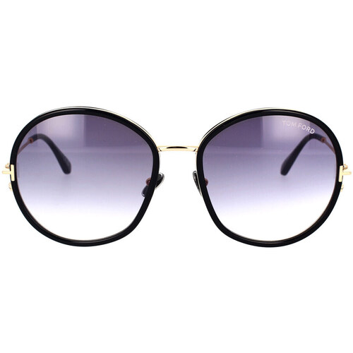 Relojes & Joyas Gafas de sol Tom Ford Occhiali da Sole  Hunter FT0946/S 01B Negro