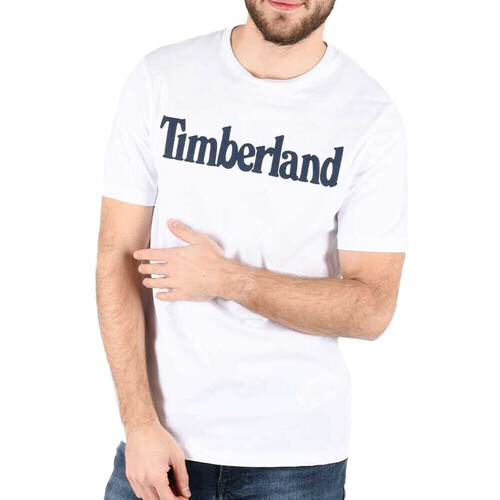 textil Hombre Tops y Camisetas Timberland  Blanco