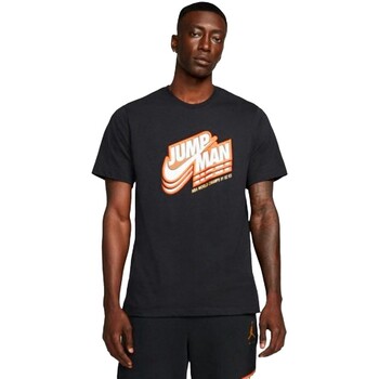 textil Hombre Camisetas manga corta Nike - Camiseta Jump Man Negro