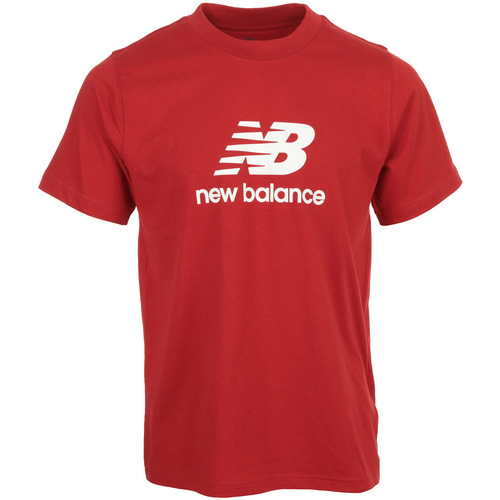 textil Hombre Camisetas manga corta New Balance Se Log Ss Rojo