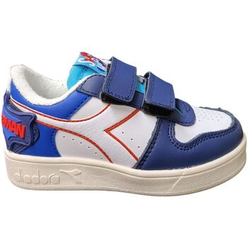 Zapatos Niños Zapatillas bajas Diadora MAGIC BASKET LOW SUPERMAN Azul