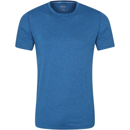 textil Hombre Camisetas manga larga Mountain Warehouse Echo Azul