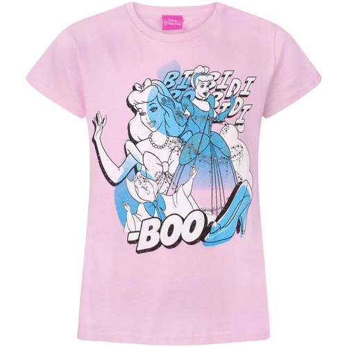 textil Niña Camisetas manga larga Disney Bibbidy Bobbidy Boo Rojo