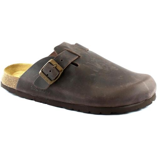 Zapatos Hombre Zuecos (Mules) Grunland GRU-CCC-CB2224-MO Marrón