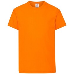 textil Niños Tops y Camisetas Fruit Of The Loom 61019 Naranja