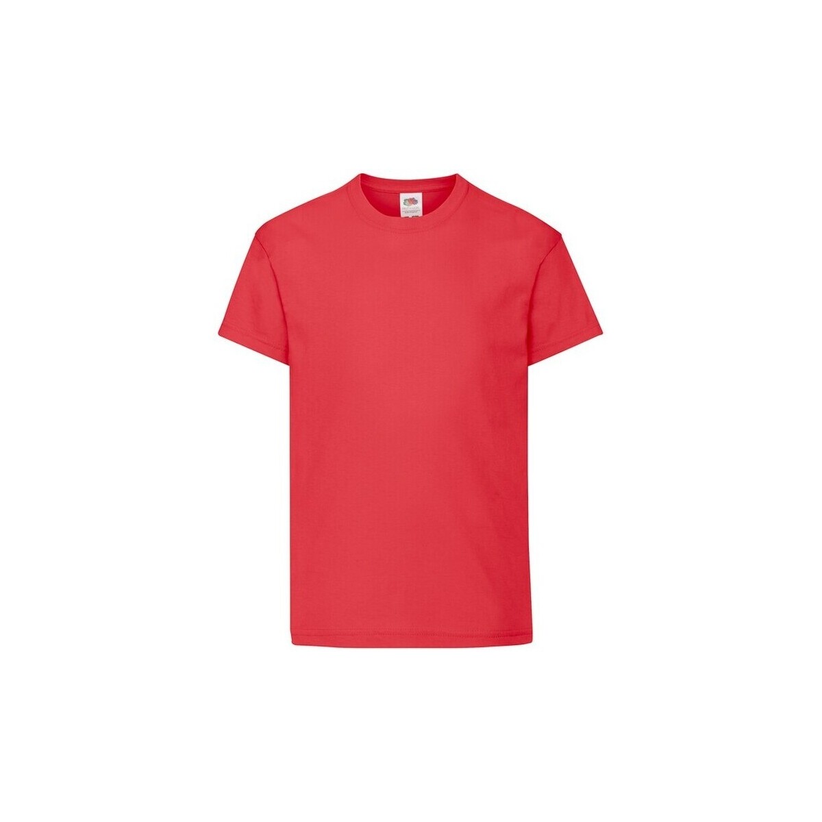 textil Niños Tops y Camisetas Fruit Of The Loom Original Rojo