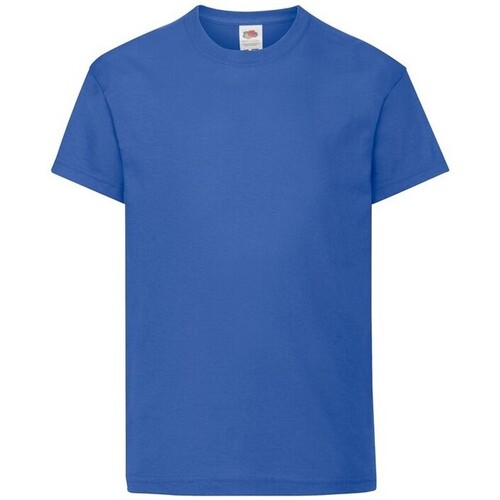 textil Niños Tops y Camisetas Fruit Of The Loom 61019 Azul