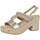 Zapatos Mujer Sandalias L&R Shoes JNS-5Q29 Oro