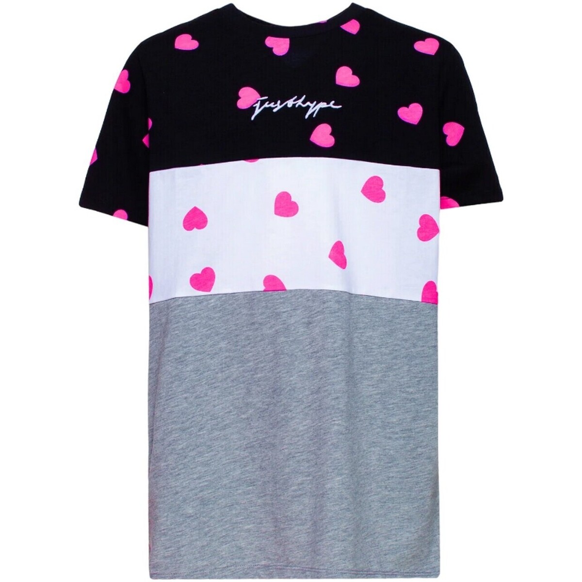 textil Mujer Camisetas manga larga Hype Tri Scatter Heart Negro
