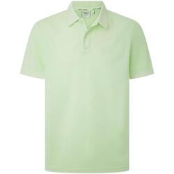 textil Hombre Polos manga corta Pepe jeans NEW OLIVER GD Verde
