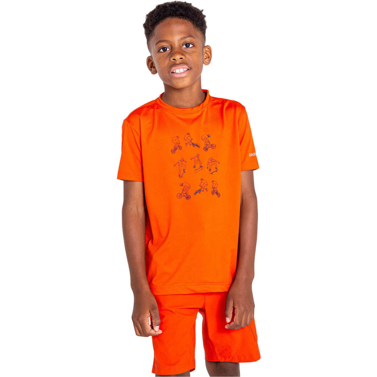 textil Niños Camisetas manga corta Dare2b Rightful Tee Naranja