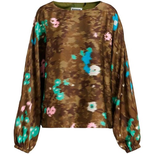 textil Mujer Tops / Blusas Essentiel - Blusa Floral Verde
