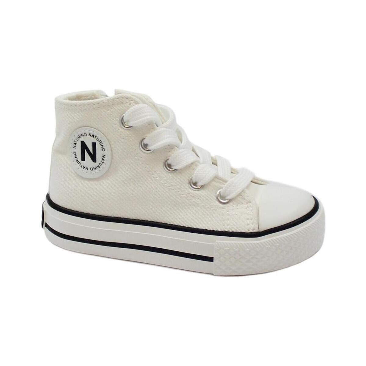 Zapatos Niños Zapatillas altas Naturino NAT-E24-18270-WH-a Blanco