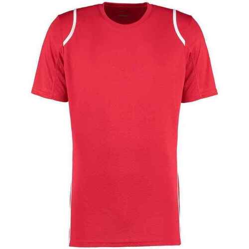 textil Hombre Camisetas manga larga Kustom Kit Gamegear Rojo