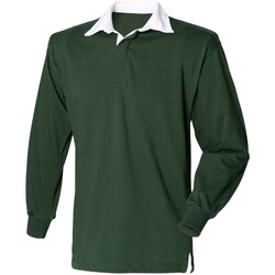 textil Hombre Camisas manga larga Front Row Original Verde