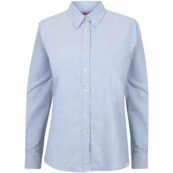 textil Mujer Camisas Henbury H511 Azul