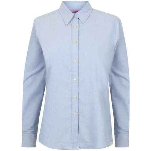 textil Mujer Camisas Henbury H511 Azul