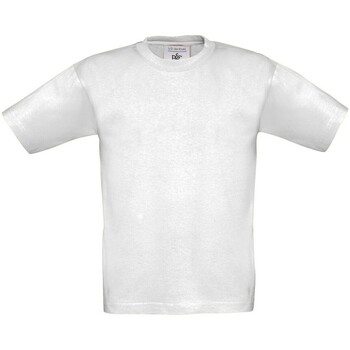 textil Niños Tops y Camisetas B&c Exact 190 Blanco