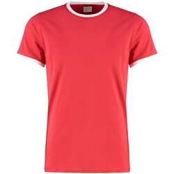 textil Hombre Camisetas manga larga Kustom Kit KK508 Rojo