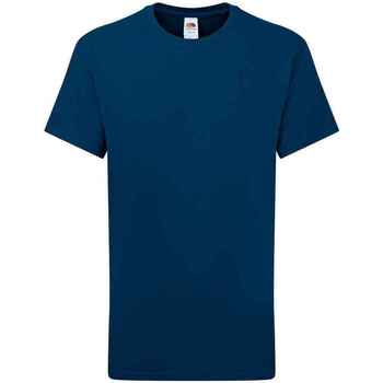 textil Niños Tops y Camisetas Fruit Of The Loom Iconic 195 Azul
