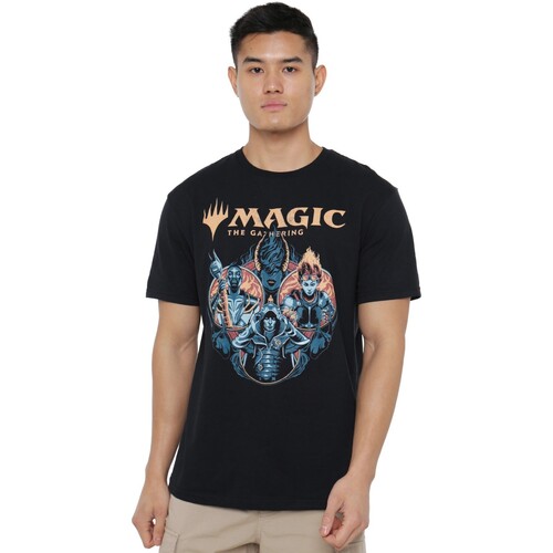textil Hombre Camisetas manga larga Magic The Gathering Legends Negro
