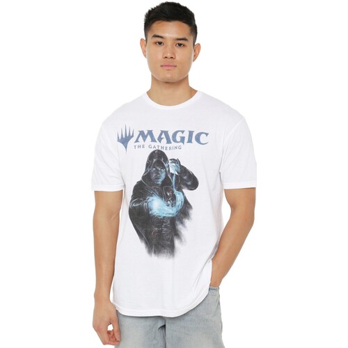 textil Hombre Camisetas manga larga Magic The Gathering Jace Blanco