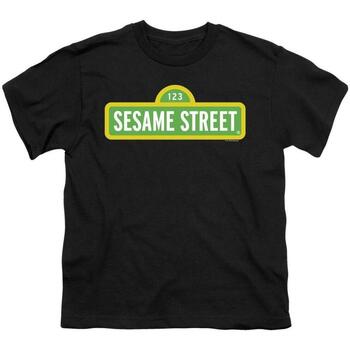 textil Niños Tops y Camisetas Sesame Street TV2964 Negro