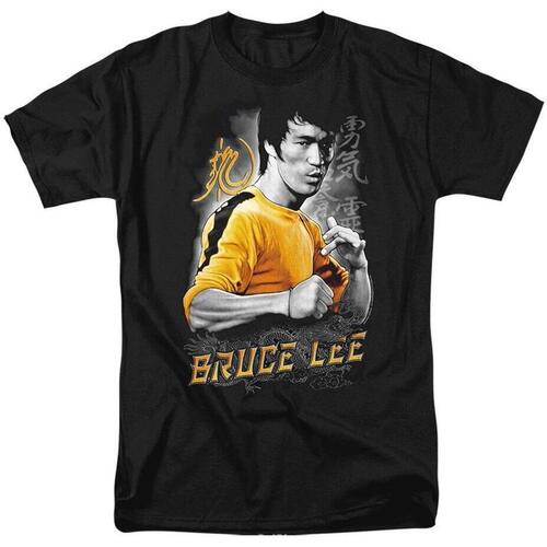 textil Hombre Camisetas manga larga Bruce Lee Fist Of Fury Negro