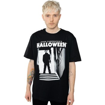 textil Hombre Camisetas manga larga Halloween TV3004 Negro