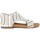 Zapatos Mujer Sandalias Aplauso SANDALIAS DE PIEL PERFORADAS  SR24492 BLANCO Blanco