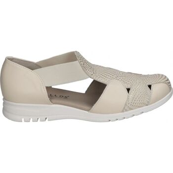 Zapatos Mujer Sandalias Pitillos |Sandalias  para mujer 2822 señora color crema Beige