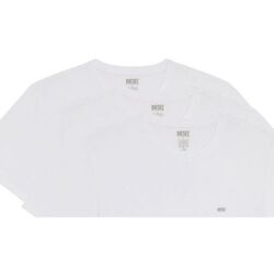 textil Hombre Tops y Camisetas Diesel 00SPDG 0LIAD - 3 PACK-E4124 Blanco