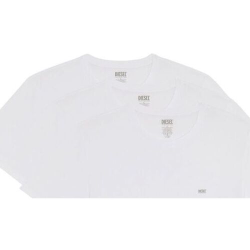 textil Hombre Tops y Camisetas Diesel 00SPDG 0LIAD - 3 PACK-E4124 Blanco