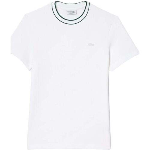 textil Hombre Tops y Camisetas Lacoste  Blanco
