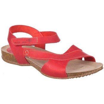 Zapatos Mujer Sandalias Interbios Sandalias Planas  4487 Mujer Rojo 8