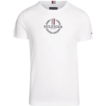 textil Hombre Tops y Camisetas Tommy Hilfiger MW0MW34388 Blanco