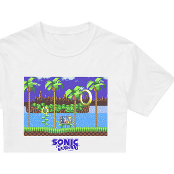 textil Hombre Camisetas manga larga Sonic The Hedgehog End Level Blanco